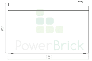 PowerBrick+ Batterie lithium 12V 7,5Ah PB+12/7.5